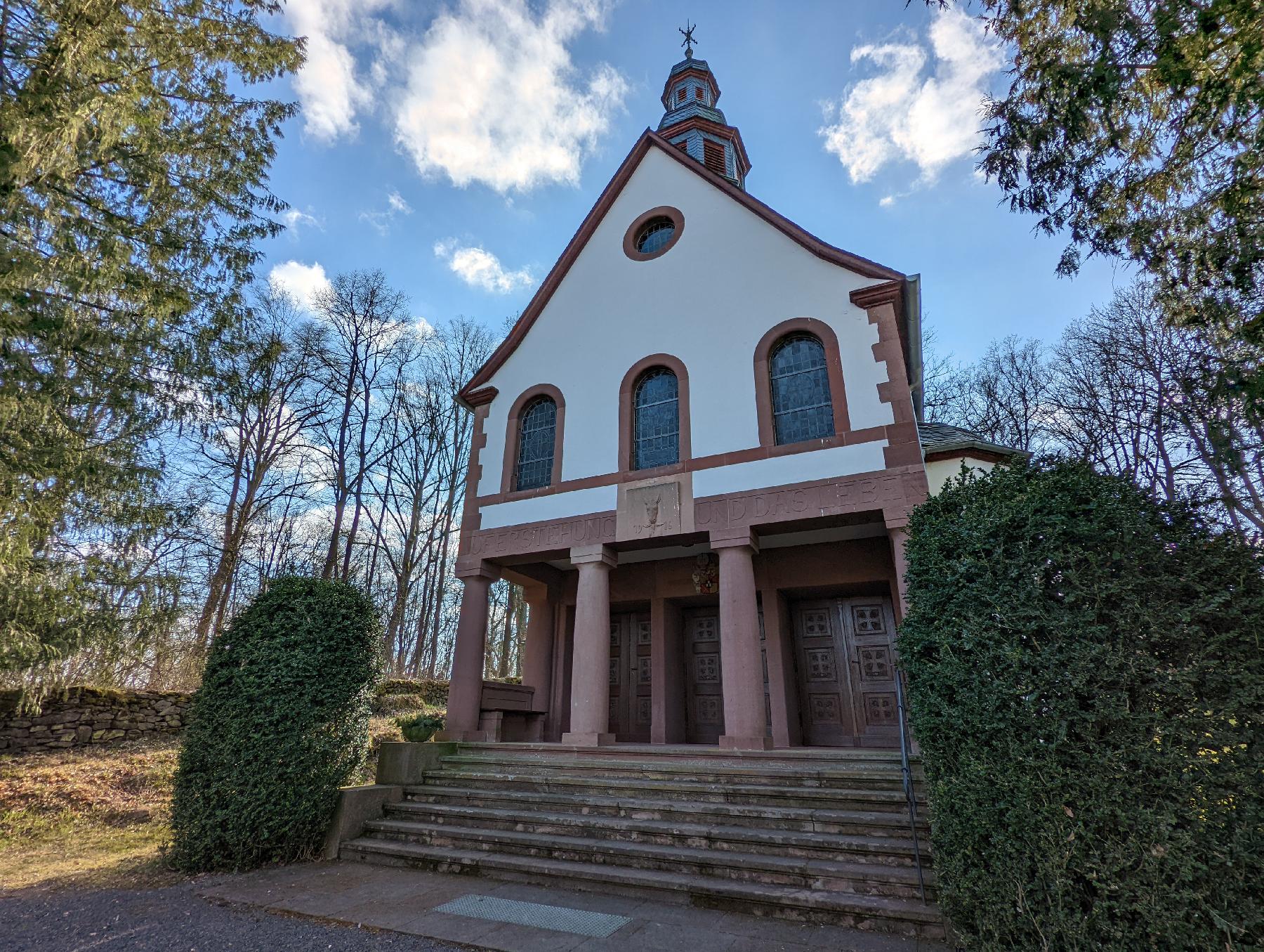 Kulturdenkmal Heidbergkapelle in Lauterbach-Sickendorf