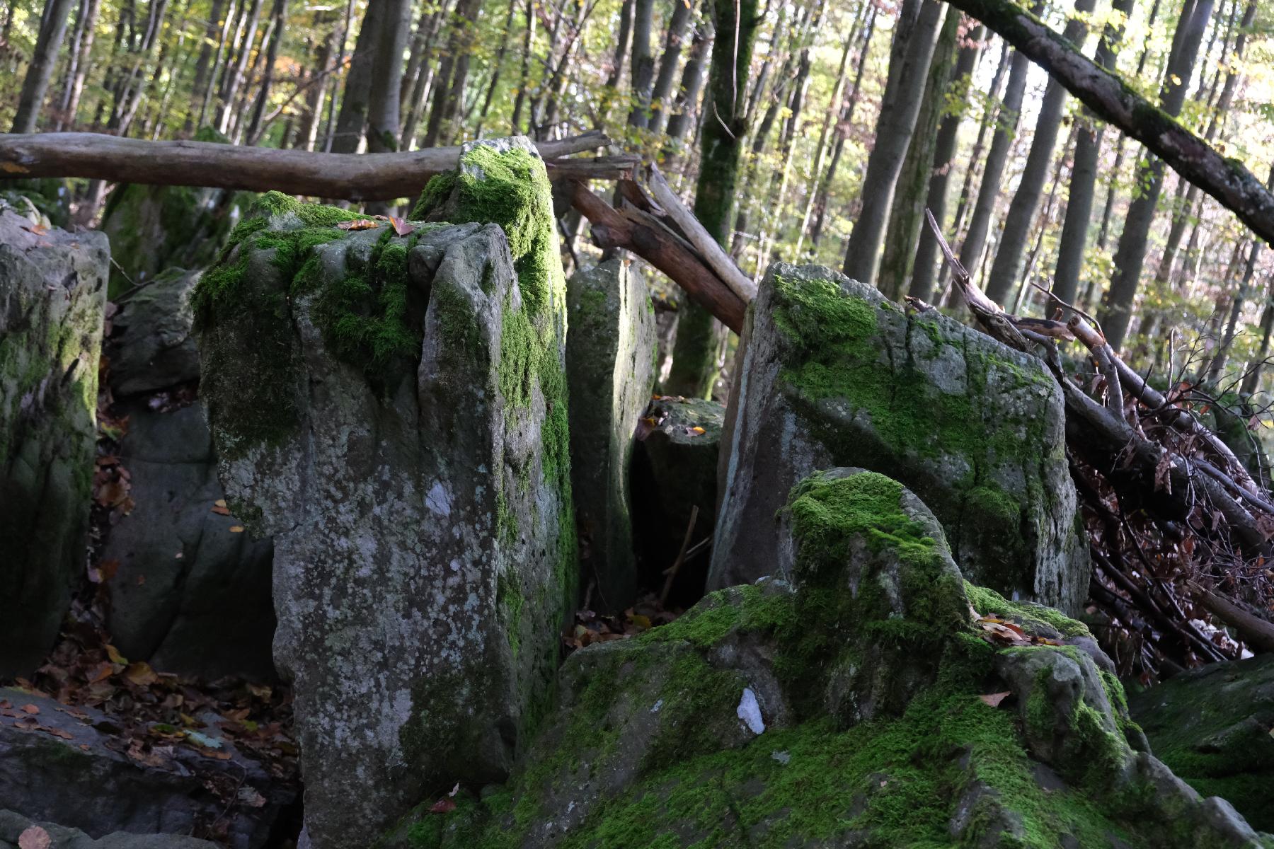 Felsen Hexenstein in Herbstein-Lanzenhain