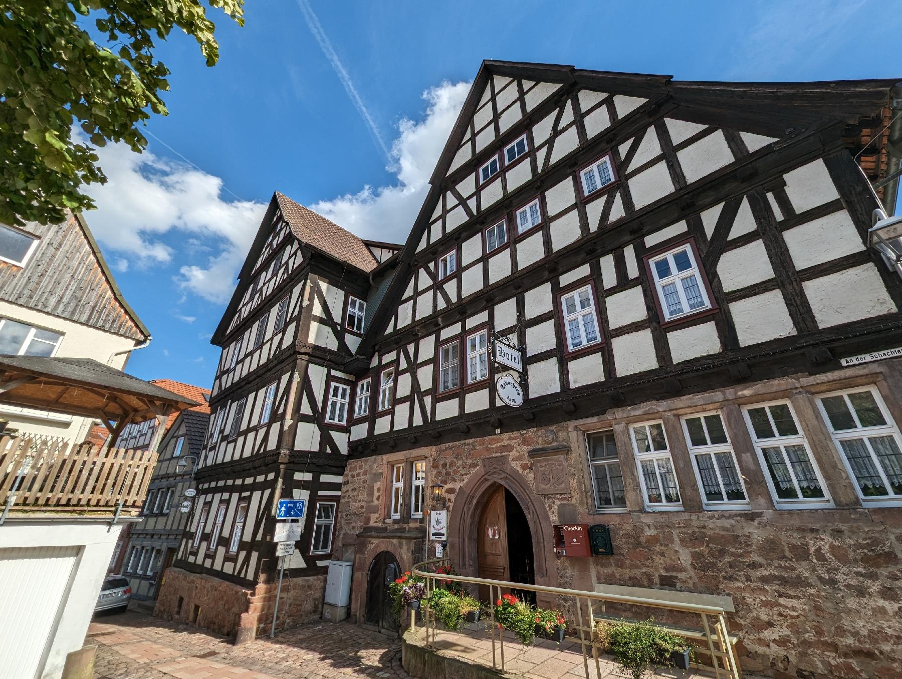 Kulturdenkmal Schachtenburg in Schlitz