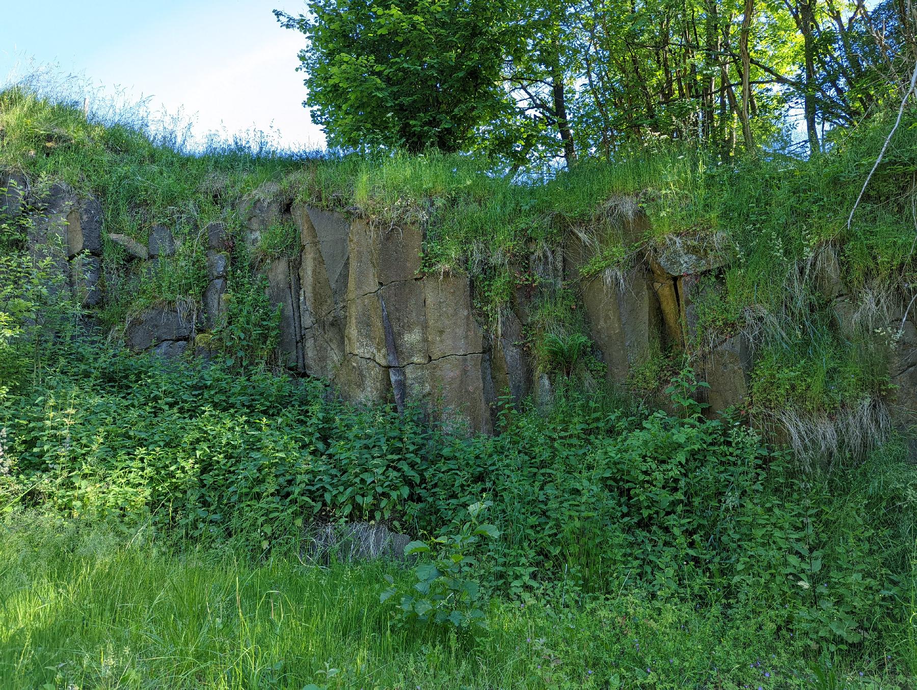 Felsen Steinbruch Horst in Freiensteinau-Gunzenau