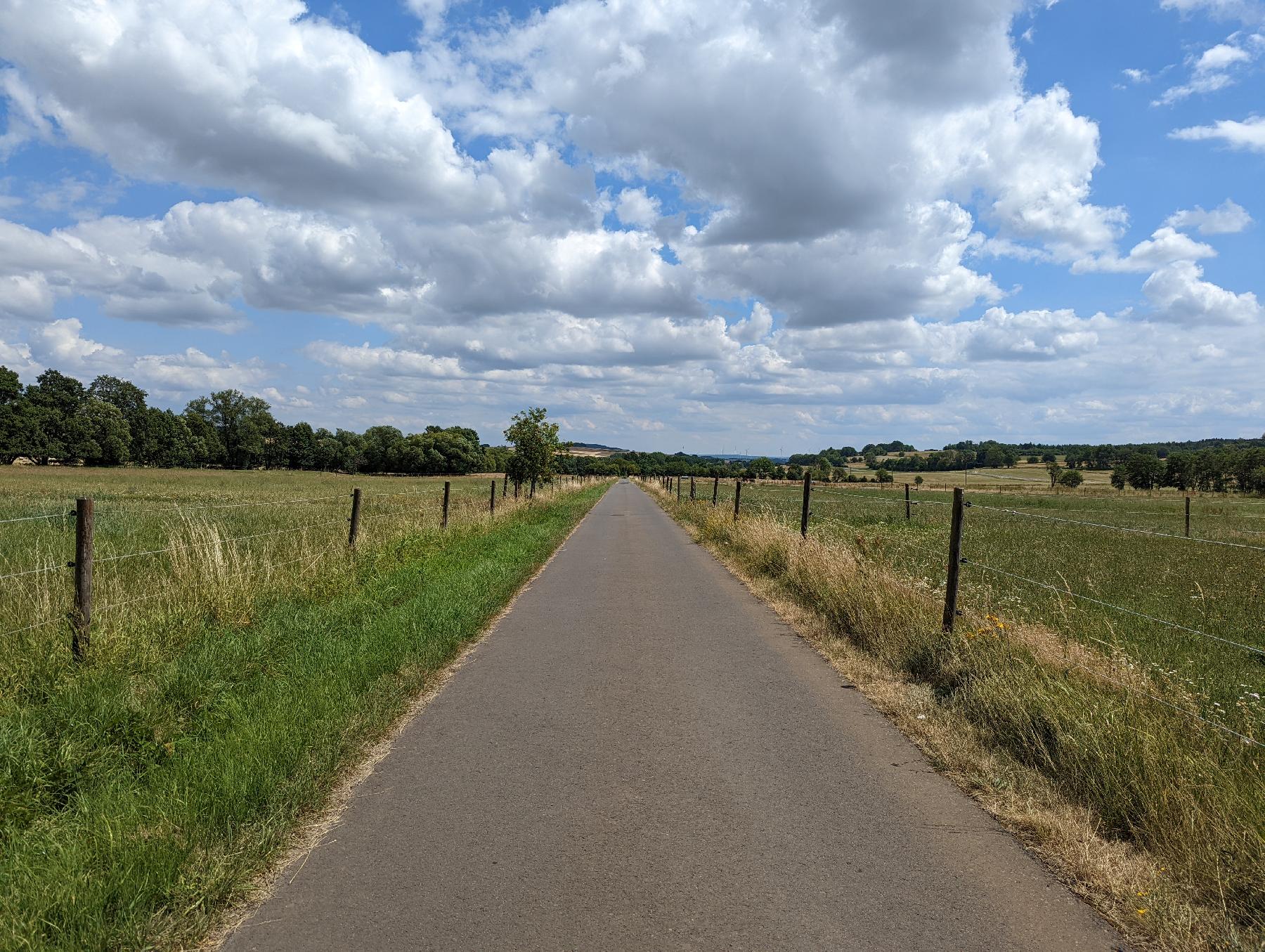 Strecke Vogelsberger Südbahnradweg