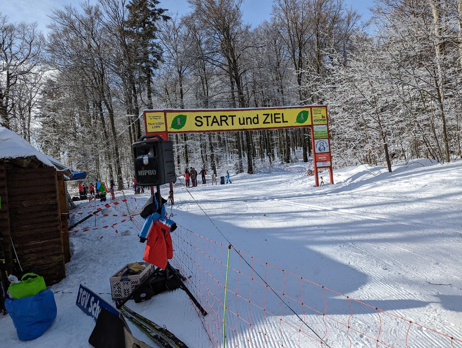 Strecke Taufsteinloipe I im Vogelsberg